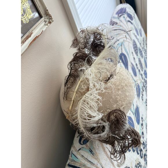 Vintage Feather Hat Modernette Stix, Baer, & Fuller - Picture 4 of 8